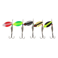 AZOR FISHING Блесна вращающаяся &quot;Щукарь&quot;, №4, 9 гр, 5 цветов