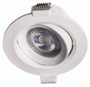 Jazzway св-к встр св/д даунлайт 7W(500Lm 38°) 3000K 2K круг/поворот бел. IP40 PSP-R 9044 .5022836