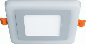 Navigator св-к встр. св/д даунлайт 6/2W(600lm) 4000K/син.подсв 4K 140x20 NLP-SC2-6+2W-WB-LED 71823