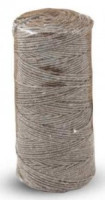 Нить банковская льняная , диаметр 1,5 мм,  длина 400 м. (Л 1,25 ктекс П6)