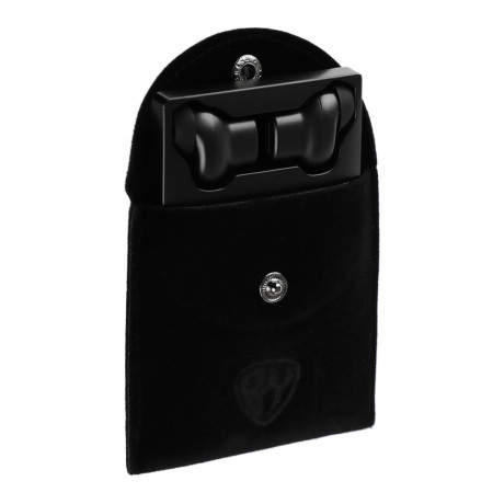 BY Наушники беспроводные TWS Sweet, беспроводная подзарядка, 45/450мАч, BT: 5.0, черный