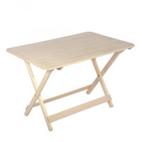 Стол деревянный раскладной 120см липа 32457 Банные штучки