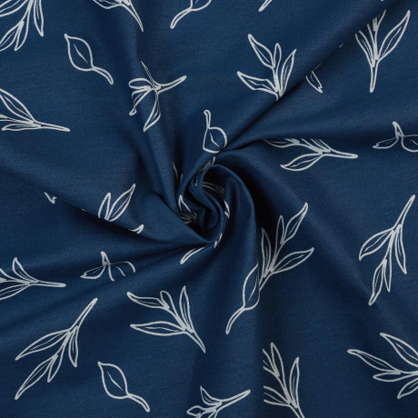 PROVANCE Нэви Наволочки 50х70см, 100% хлопок, бязь, 2шт, синий