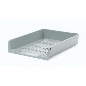 Лоток д/бумаг Attache решетчатый серый 484396