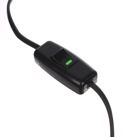 BY Светильник переносной настольный Орлеан, 35 см, Е14, 40Вт, 230В, металл, текстиль, черный