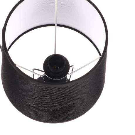 BY Светильник переносной настольный Орлеан, 35 см, Е14, 40Вт, 230В, металл, текстиль, черный