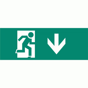 ФАЗА Наклейка S1 для ДСА-503 328x119мм "Указатель двери эвакуац. выхода" .5035133