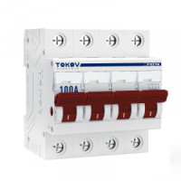 TOKOV Electric выключатель нагрузки модульный (рубильник) 4P 100А  TKE-PZ60-MDSI-4-100