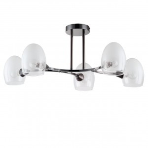 LUMION 6513/5C MODERNI LN23 черный Люстра E14 5x40W 220V KENDALL