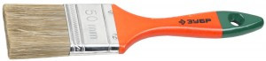 Кисть плоская  ЗУБР "ЛАЗУРЬ-МАСТЕР", смешанная щетина, деревянная ручка, 50мм (12!!!)