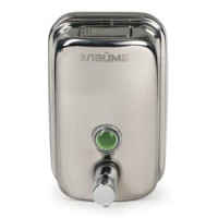 Диспенсер д/жидкого мыла Лайма наливной, 0,5 л, нерж. сталь, мыло 600189-190, 601431-433, 601795