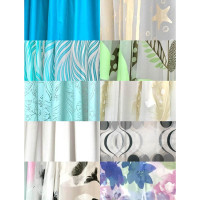 Штора для ванной Акварель 180х180см, ПЕВА