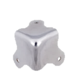 Уголок шкатулочный &quot;Классика&quot; 15х15х27 мм, хром