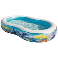 Надувной бассейн семейный "Подводный мир" 262 х 157 х 46 см, 544 л, Bestway 54118 арт.4911
