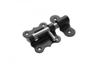 Засов Домарт дверной фигурный ЗДФ- 60 черный10)