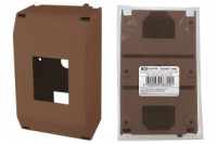 TDM бокс (корпус) пластик. КМПн 1/4 мод. без крышки, навесной, опломбировка &quot;ЭКО&quot; Бук SQ0907-0402