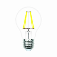 Volpe A60 E27 6W(600lm) 3000K 2K прозрачная 105x60 LED-A60-6W/3000K/E27/CL/SLF