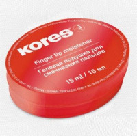 Подушка д/смачивания пальцев гелевая 15мл '32616 Kores 72642