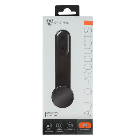 BY Держатель телефона магнитный на панель, гибкая форма, черный