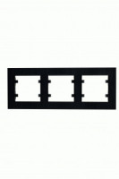 MAKEL Karea Line рамка СУ 3 мест. ЧЕРНЫЙ STAR 86054703