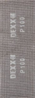 Шлифовальная сетка DEXX абразивная, водостойкая Р 100, 105х280мм, 3 листа