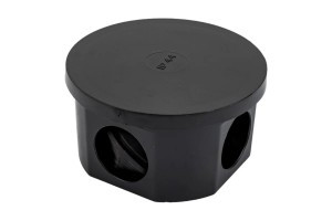 GREENEL Коробка распред. ОУ 75х40мм, IP44, ЧЕРНЫЙ (60шт) GE41237-05