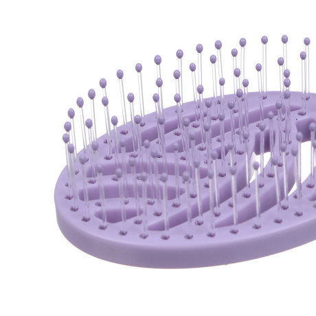 ЮНИLOOK Расческа продувная складная с зеркалом, дорожная, пластик, 17,5х5,5см, 4 цвета