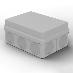 REXANT Коробка распред. двухкомпонентная ОУ 150х110х70 10гермовводов, серый, HF IP67 ПМ 28-3080
