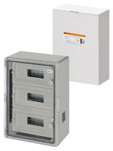 TDM Бокс ЩРН-П-36 модулей навесной прозр. крышка  АБС-пластик IP65  350х500х190  SQ0933-0217