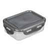 Контейнер герметичный для СВЧ с защелками, 0,33л, 130х100х45мм, пластик