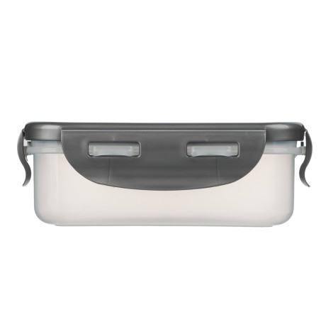 Контейнер герметичный для СВЧ с защелками, 0,33л, 130х100х45мм, пластик