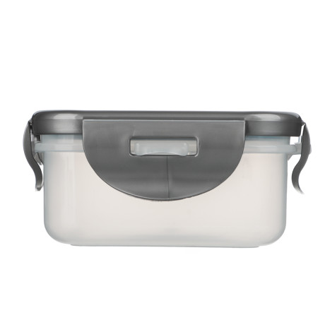 Контейнер герметичный для СВЧ с защелками, 0,33л, 130х100х45мм, пластик