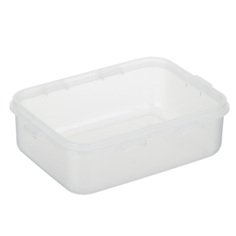 Контейнер герметичный для СВЧ с защелками, 0,33л, 130х100х45мм, пластик