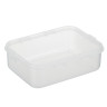 Контейнер герметичный для СВЧ с защелками, 0,33л, 130х100х45мм, пластик