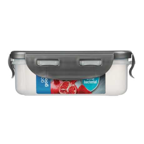 Контейнер герметичный для СВЧ с защелками, 0,33л, 130х100х45мм, пластик