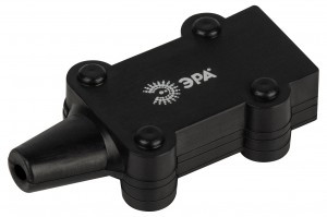 ЭРА Заглушка д/гирлянды Белт Лайт, 2жил., черный ERABL- Z 6030