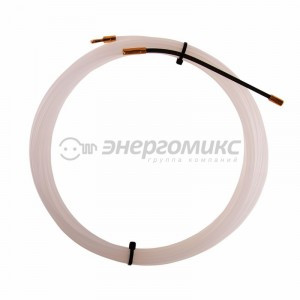 Rexant протяжка кабельная (мини УЗК в бухте),5м, нейлон, d=3мм, лат. наконечник, заглушка, 47-1005-1