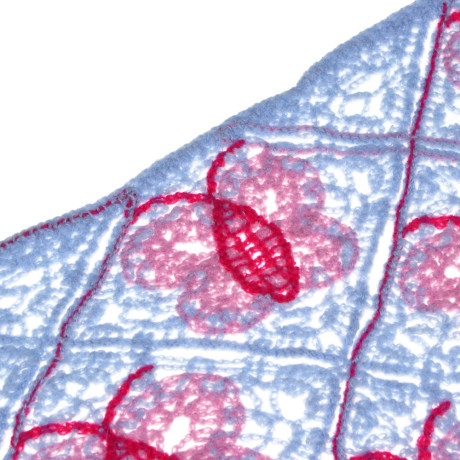 GALANTE Косынка вязаная женская, р-р 50x35см, 100% полиэстер, 6 дизайнов