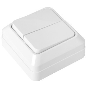 General Альфа выкл. ОУ 2 кл. 10А бел. (керам.осн.) 477002