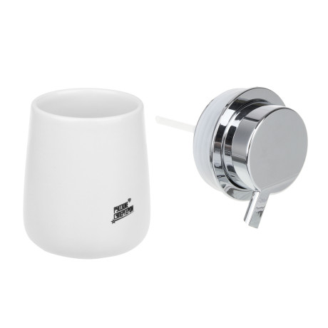 BY Русские Супергерои Дозатор для жидкого мыла, 330 мл, керамика, белый