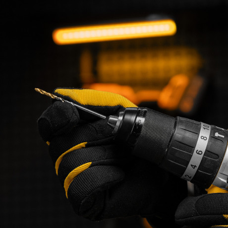 Сверло спиральное по металлу 3,5 x 70 мм, Р6М5, Golden Tip , 2шт. Denzel