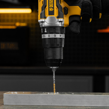 Сверло спиральное по металлу 3,5 x 70 мм, Р6М5, Golden Tip , 2шт. Denzel