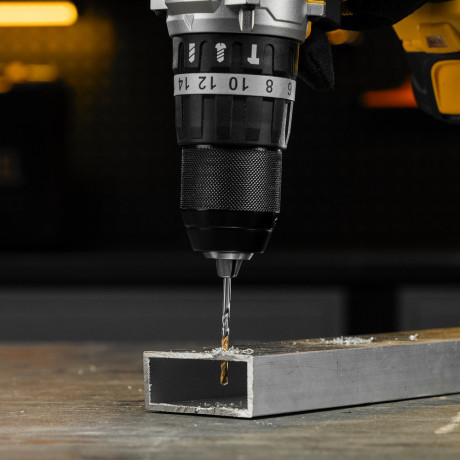 Сверло спиральное по металлу 3,5 x 70 мм, Р6М5, Golden Tip , 2шт. Denzel