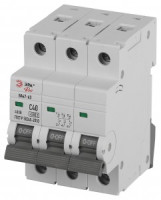 ЭРА PRO автоматический выкл. ВА47-63 3P 40А хар-ка C 4,5кА VA63-3P40C4.5 59441