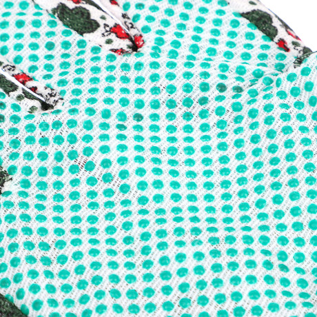 INBLOOM Перчатки садовые х/б ткань с ПВХ точкой, 9 размер, 23см, 30г