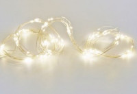 Гирлянда-нить ул. (бат) Роса 200LED тепл. белый 2м (3AA) ULD-E0200-200/STB/3AA WARM WHITE IP44 Uniel