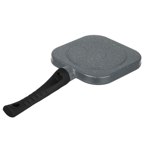 Сковорода литая тм SATOSHI 4 секции, 18см, антипригарное покрытие мрамор, индукция