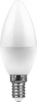 Feron свеча C37 E14 7W(580lm) 4000K 4K матовая 100x37, LB-97 25476
