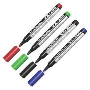 Набор маркеров для досок и флипчарт ScriNova VX-200 набор 4цв 1164828