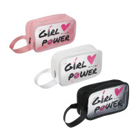 Косметичка банная с боковой ручкой тм ЮL Girl Power, ПУ, ПВХ, 21,5х12,5х8, 3 цвета